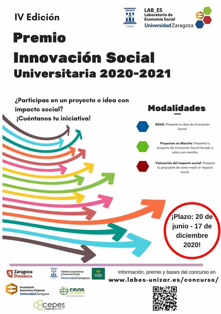 Cartel Premio Innovación social Universitaria