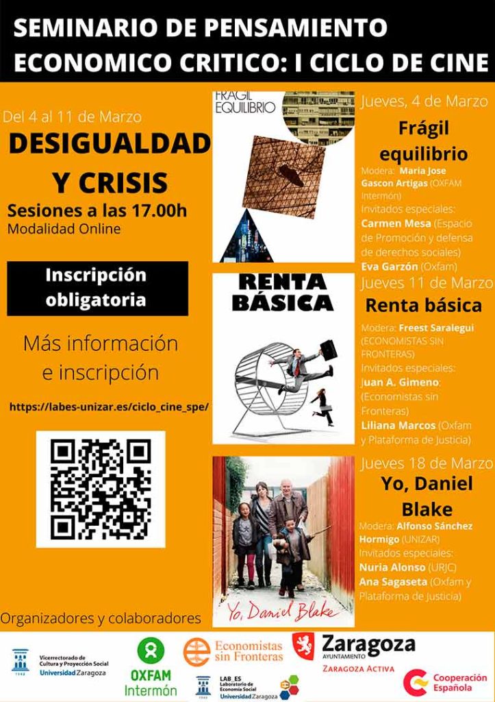 Cartel ciclo de cine pensamiento crítico